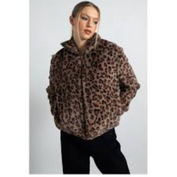Stella Tweed leopard  Jackets & Coat  Women's Size L - Picture 9 of 9